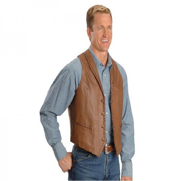 Men Leather Vest