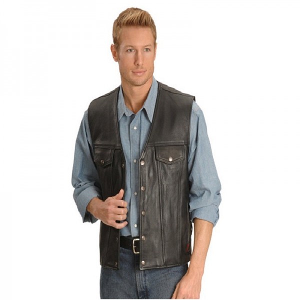 Men Leather Vest