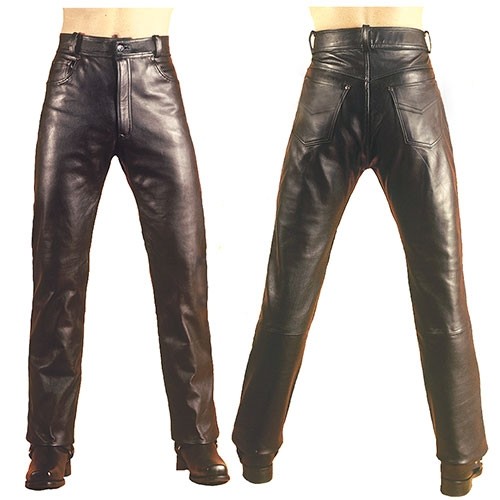 Men Leather Pent
