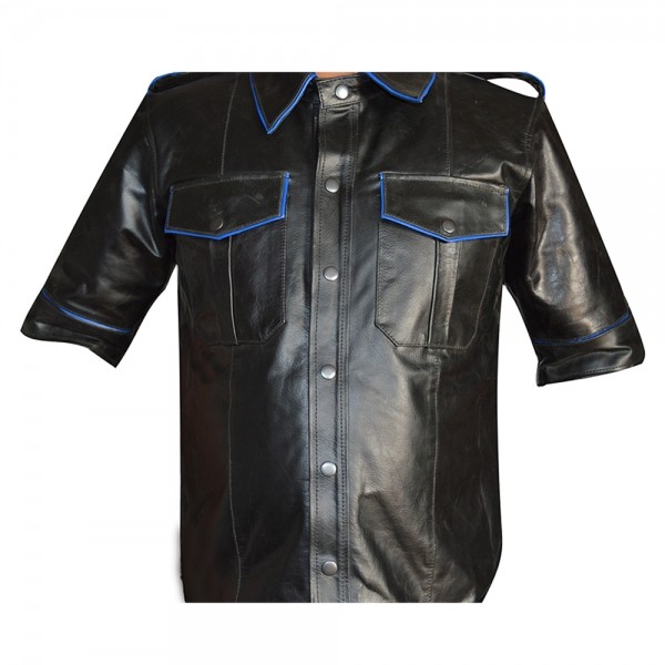 Men Leather Shirts