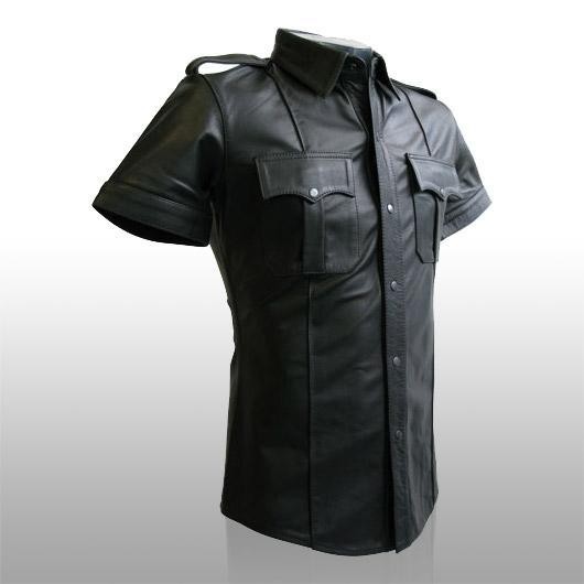 Men Leather Shirts