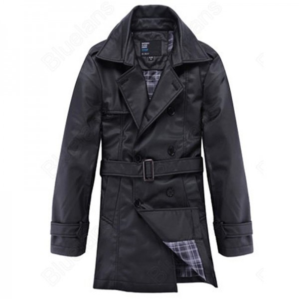 Men Leather Coat