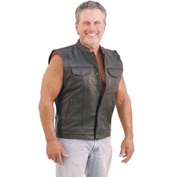 Men Leather Vest