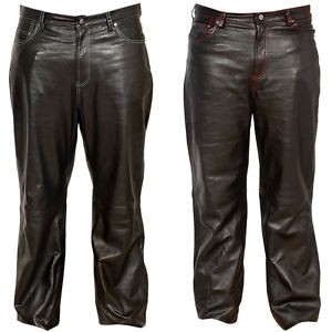 Men Leather Pent